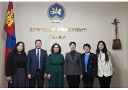 БНХАУ-ААС ОХУ-ЫН ЭРХҮҮ ХОТОД СУУГАА ЕРӨНХИЙ КОНСУЛ ЛЮ ЮЙ ТЭЙ УУЛЗАВ.